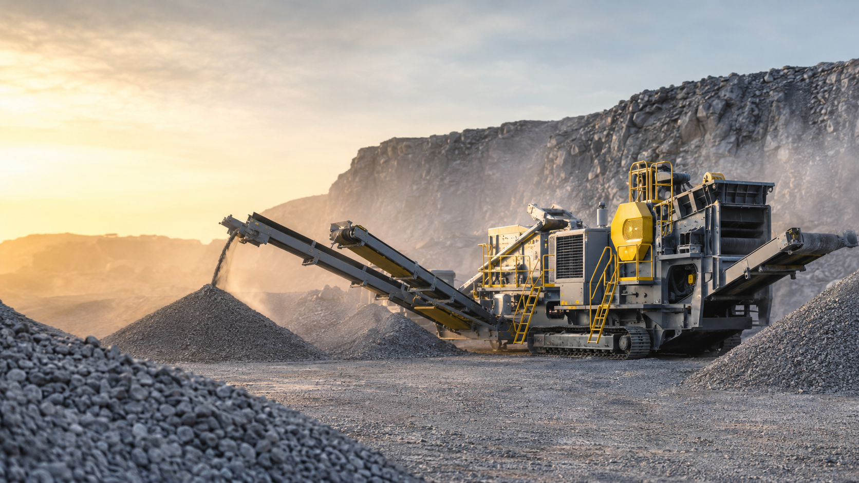 Apollo crushing equipment in operation